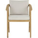 Coraline Palazzo Cream Outdoor Dining Armchair